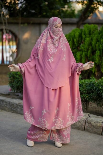 Luxury Silk Khimar Set - PS406